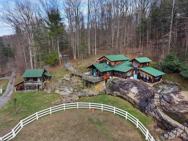 78 Acres of Land with Home for Sale in Rock Cave, West Virginia