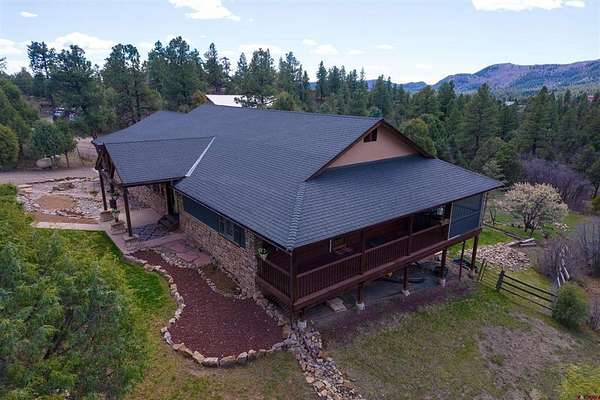 5 Acres of Land with Home for Sale in Pagosa Springs, Colorado