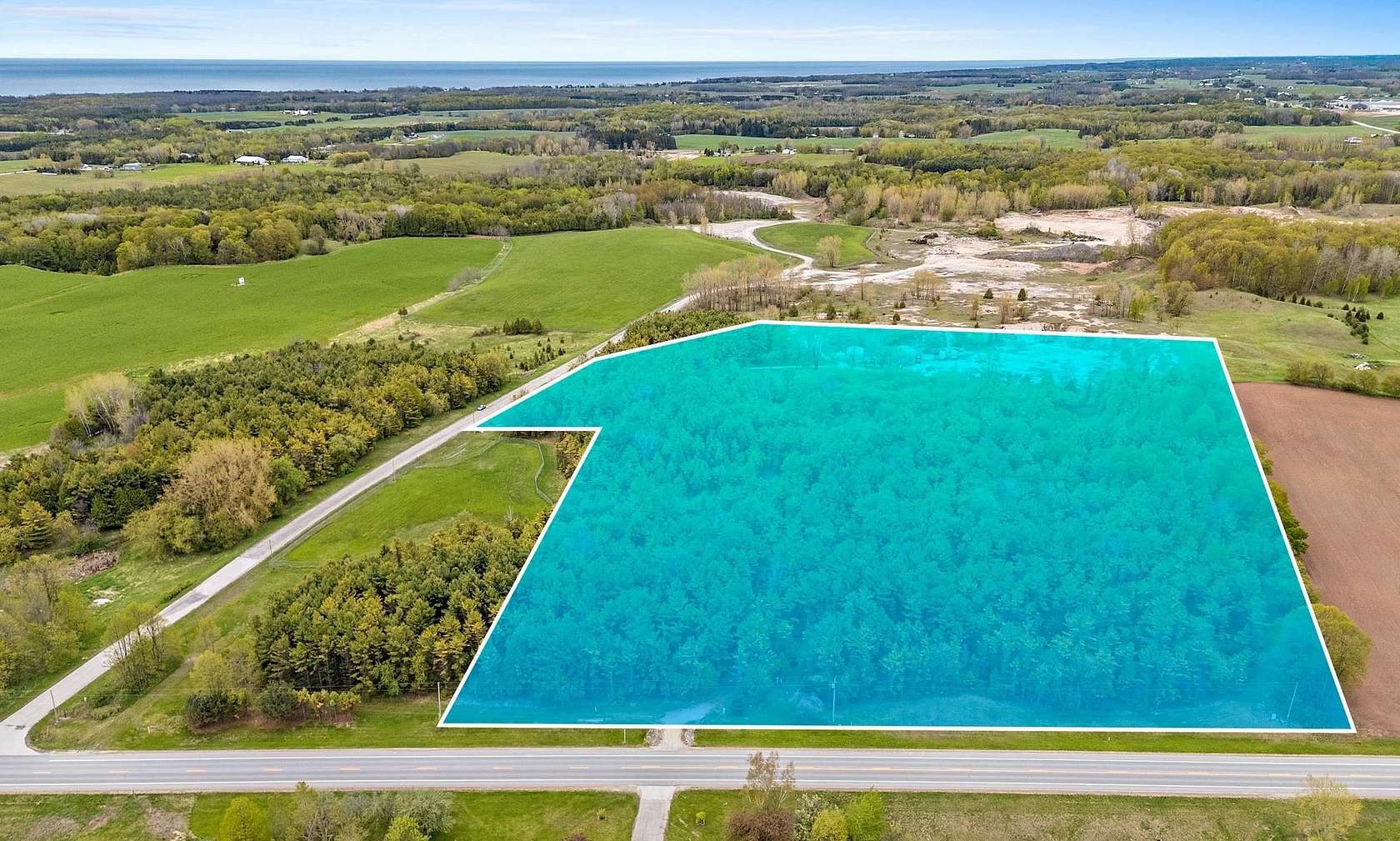 13.5 Acres of Recreational & Residential Land for Sale in Algoma, Wisconsin