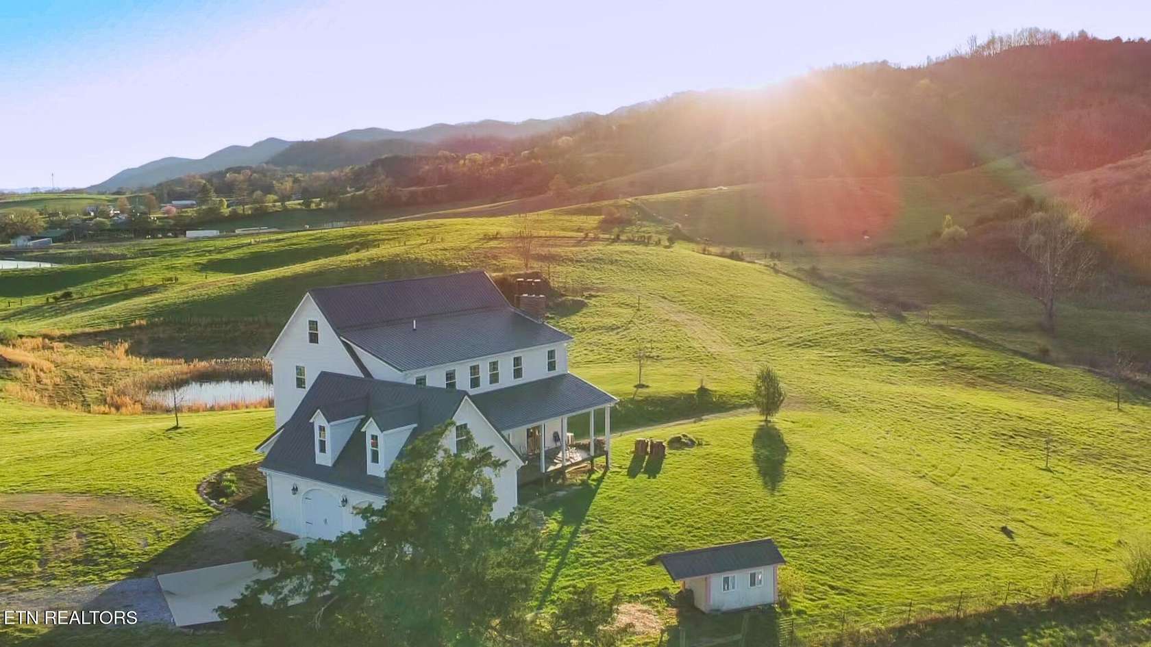 27.8 Acres of Recreational Land with Home for Sale in Speedwell, Tennessee