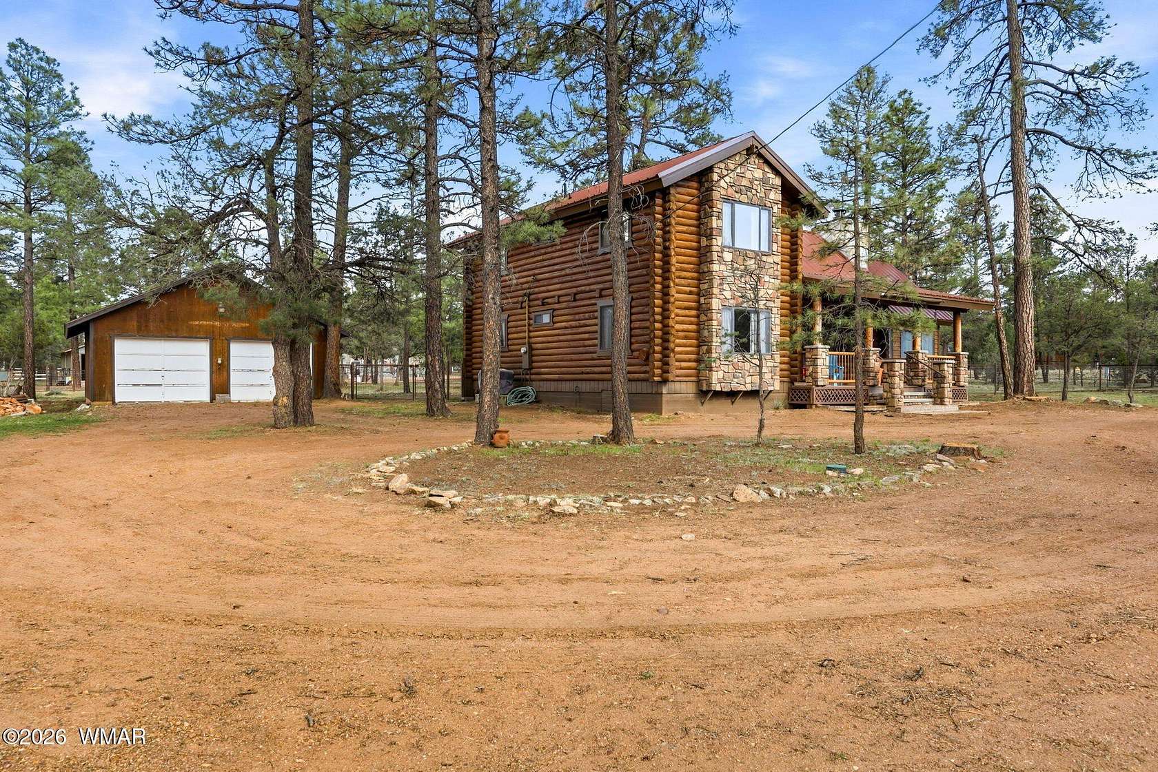 1.5 Acres of Land with Home for Sale in Overgaard, Arizona