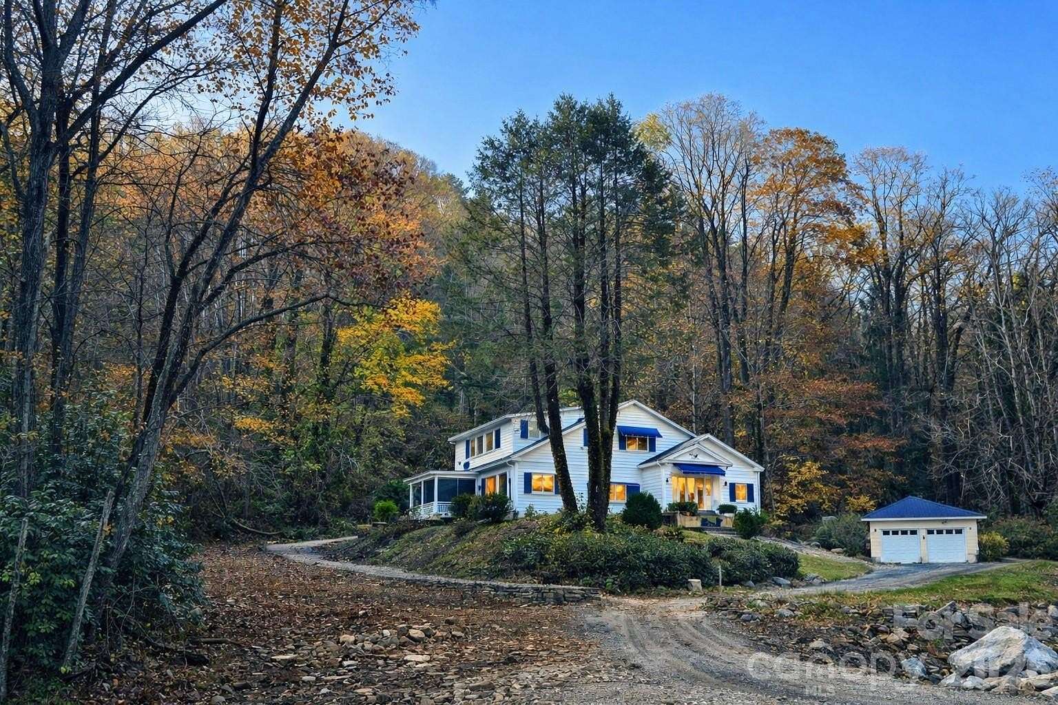 30.7 Acres of Agricultural Land with Home for Sale in Hendersonville, North Carolina