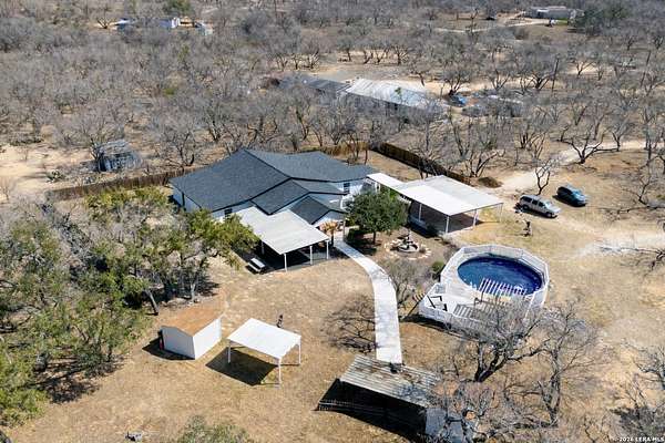 5 Acres of Land with Home for Sale in Lytle, Texas