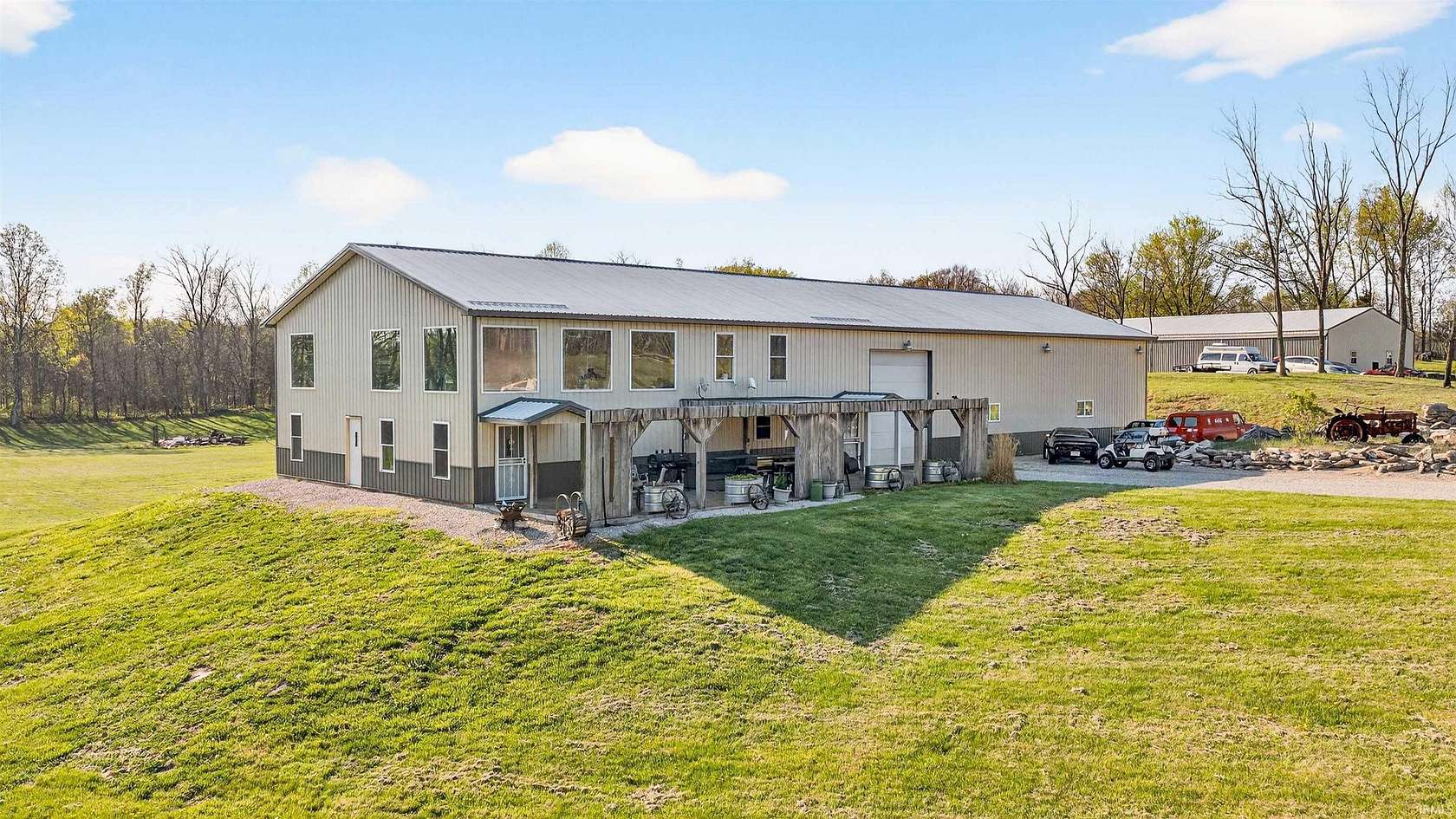 9.22 Acres of Land with Home for Sale in Bedford, Indiana