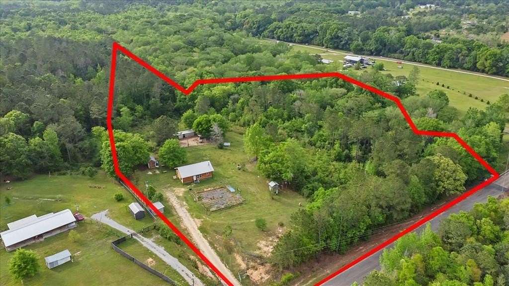 6.86 Acres of Land with Home for Sale in Ashford, Alabama