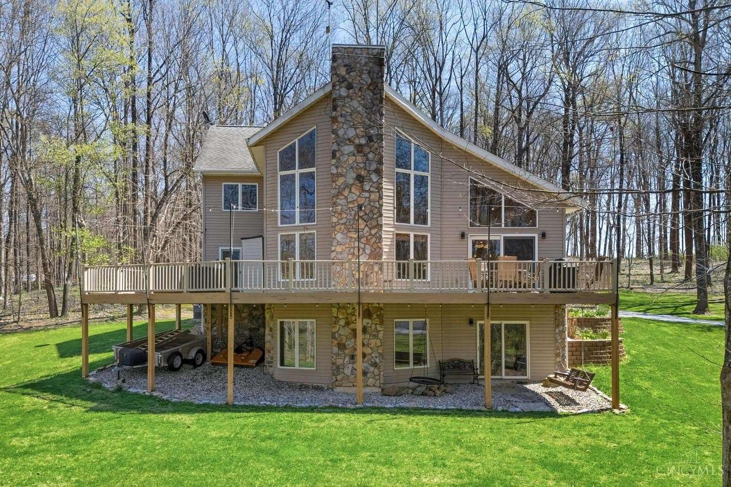 4.89 Acres of Land with Home for Sale in Hillsboro, Ohio