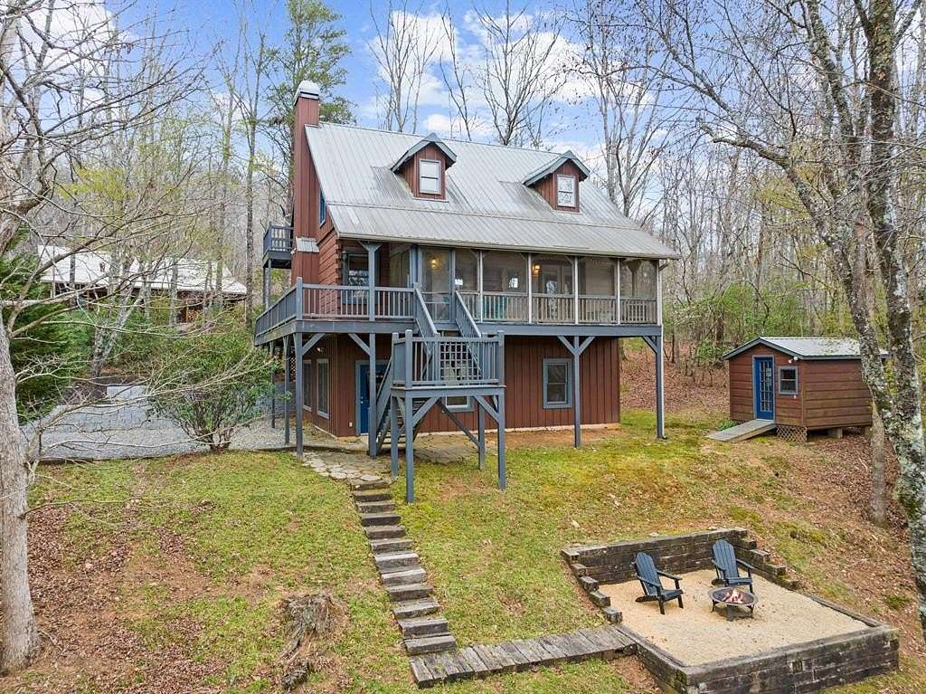 2 Acres of Land with Home for Sale in Mineral Bluff, Georgia