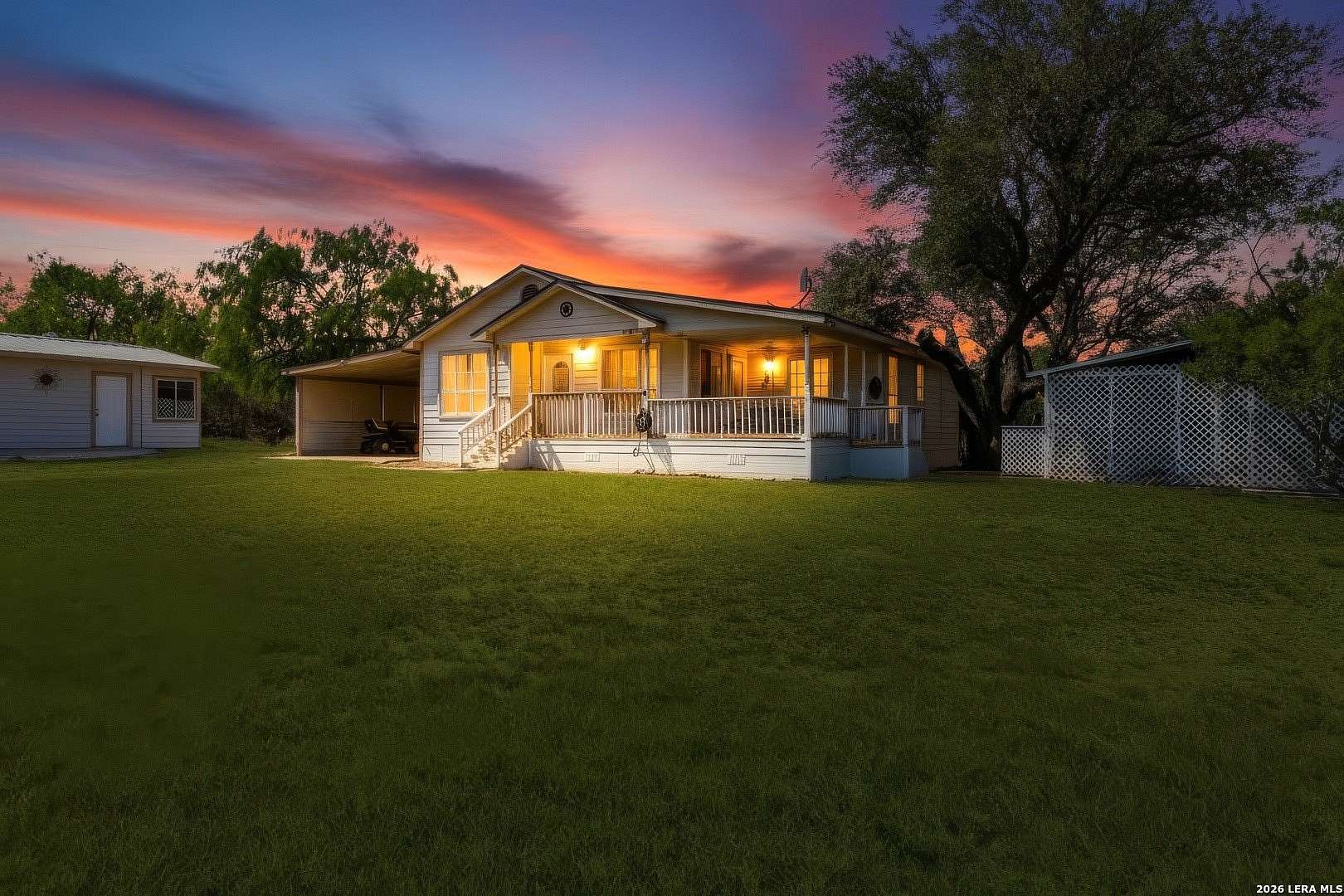 6 Acres of Land with Home for Sale in Hondo, Texas