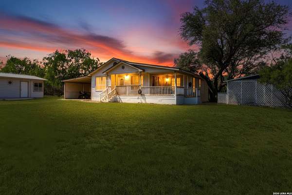 6 Acres of Land with Home for Sale in Hondo, Texas