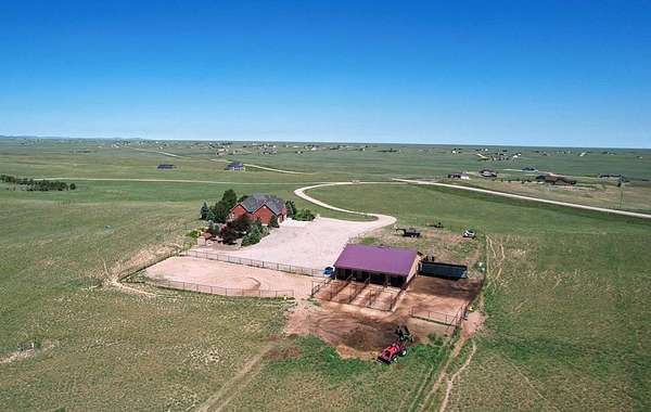 39.9 Acres of Agricultural Land with Home for Sale in Cheyenne, Wyoming