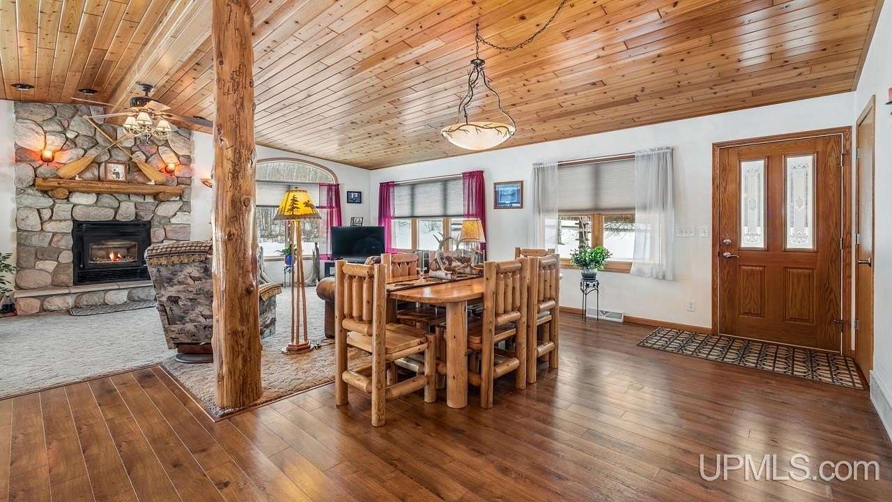 20 Acres of Land with Home for Sale in Hardwood, Michigan