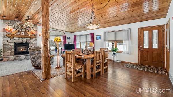 20 Acres of Land with Home for Sale in Hardwood, Michigan