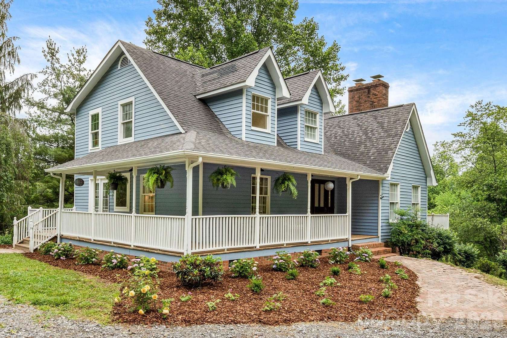 10.5 Acres of Land with Home for Sale in Asheville, North Carolina