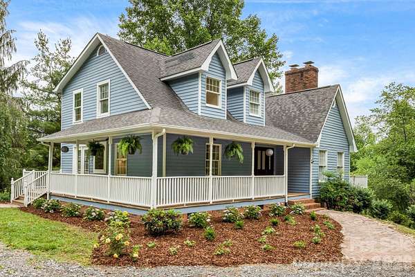 10.5 Acres of Land with Home for Sale in Asheville, North Carolina