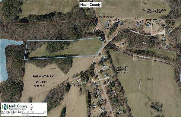 10.3 Acres of Land for Sale in Nashville, North Carolina