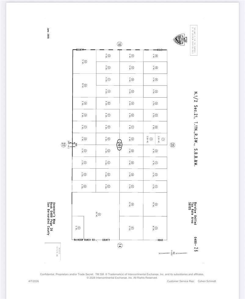 10 Acres of Land for Sale in Hinkley, California