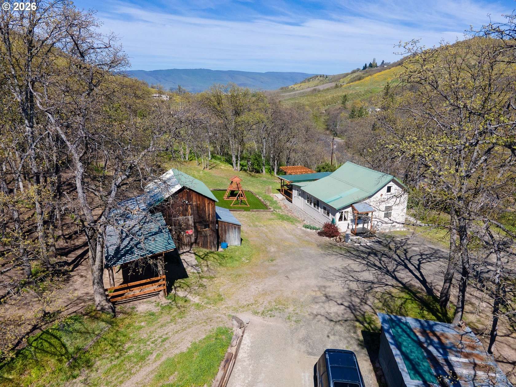 7.68 Acres of Land with Home for Sale in The Dalles, Oregon