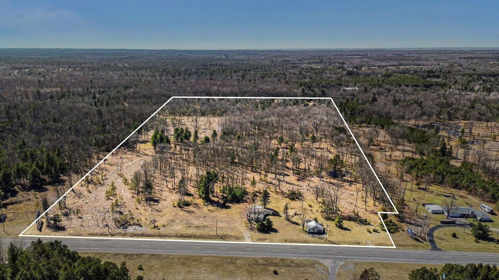 38.2 Acres of Recreational Land with Home for Sale in Free Soil, Michigan