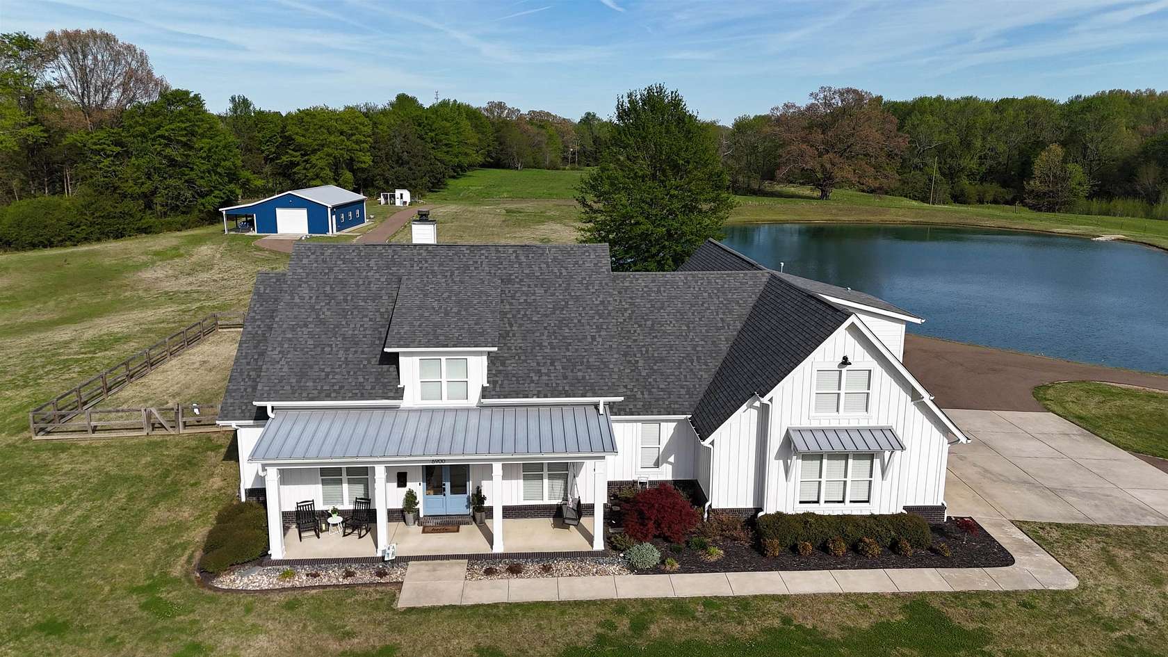 13 Acres of Recreational Land with Home for Sale in Lakeland, Tennessee