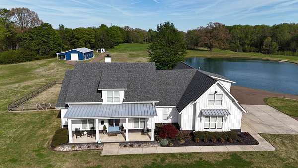 13 Acres of Recreational Land with Home for Sale in Lakeland, Tennessee