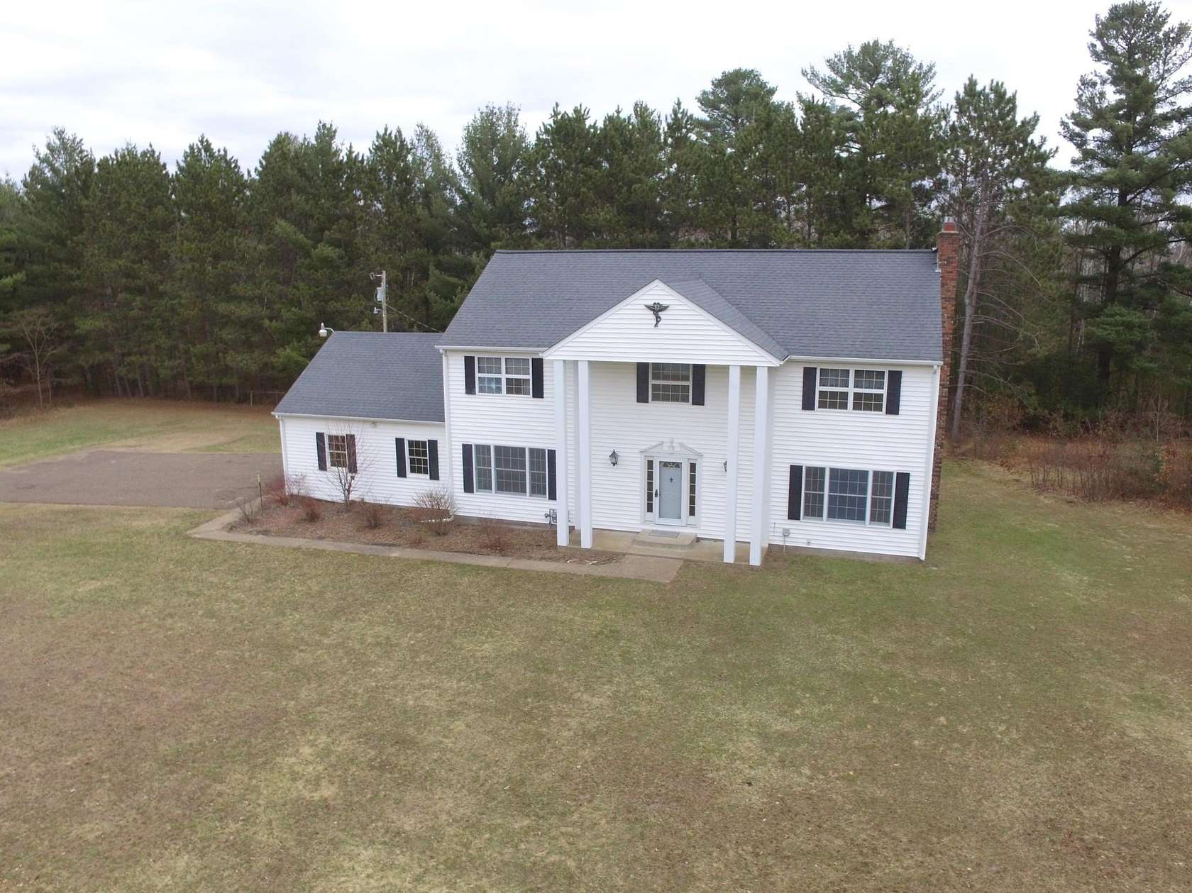 23.9 Acres of Agricultural Land with Home for Sale in Siren, Wisconsin
