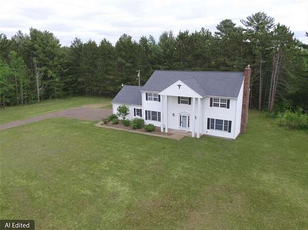 23.9 Acres of Agricultural Land with Home for Sale in Siren, Wisconsin
