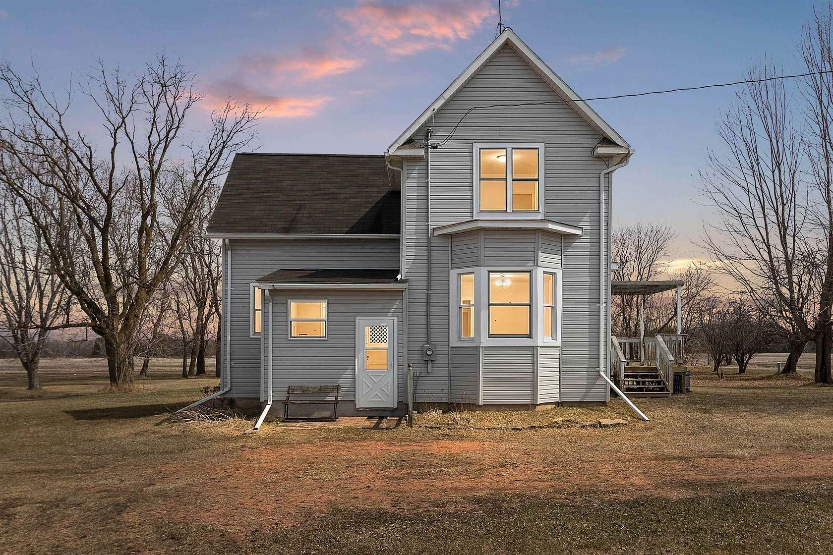 4 Acres of Land with Home for Sale in Clintonville, Wisconsin