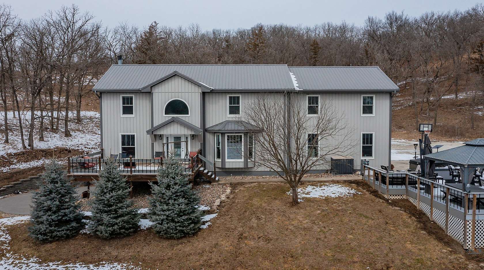 26.5 Acres of Recreational Land with Home for Sale in Peru Township, Iowa