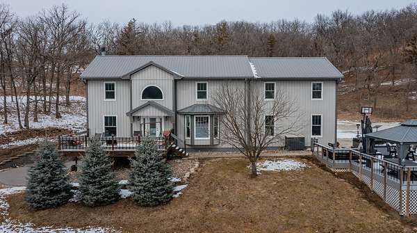 26.5 Acres of Recreational Land with Home for Sale in Peru Township, Iowa