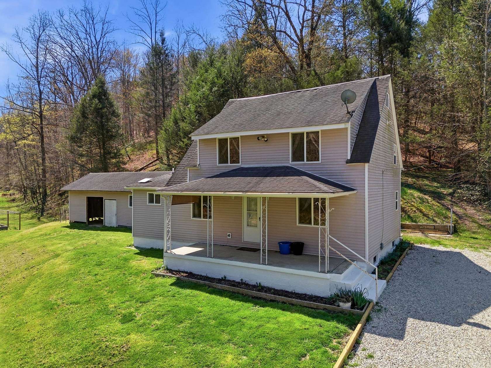 50.8 Acres of Land with Home for Sale in Wayne, West Virginia