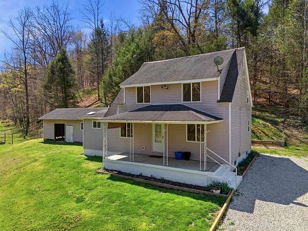 50.8 Acres of Land with Home for Sale in Wayne, West Virginia