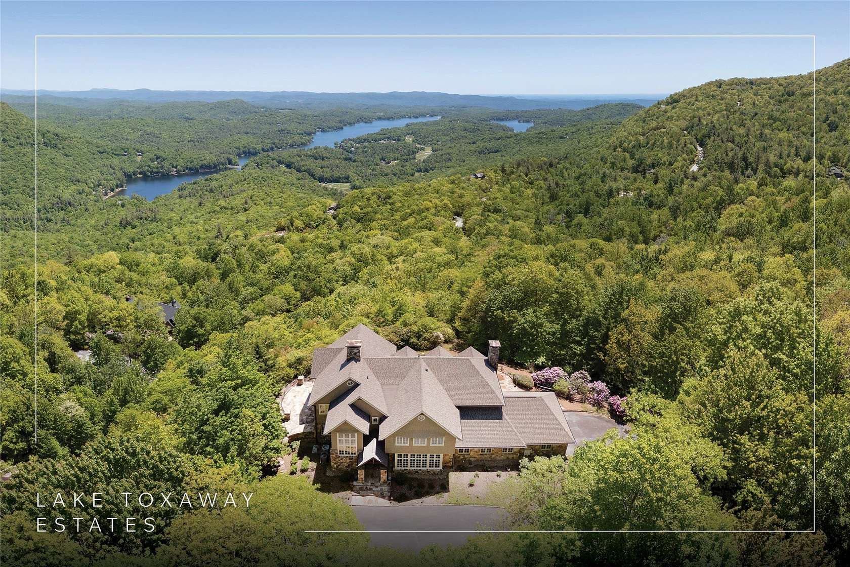 3 Acres of Land with Home for Sale in Lake Toxaway, North Carolina