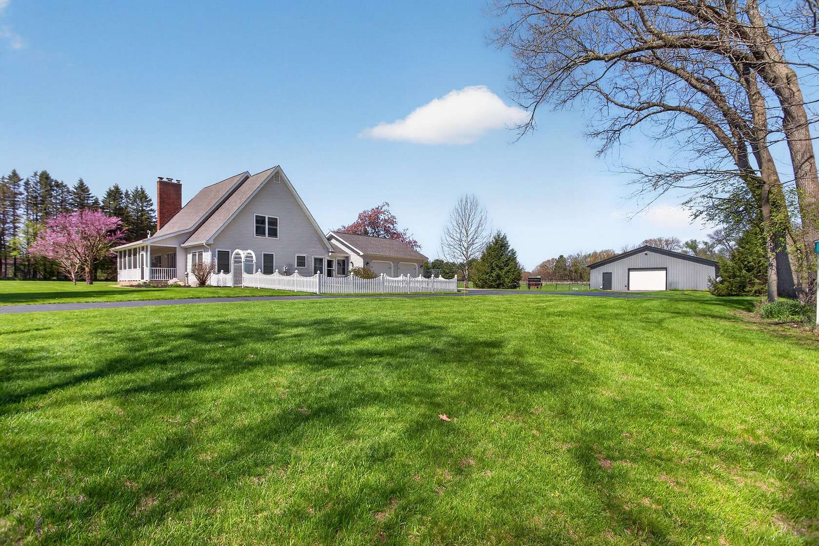 14.6 Acres of Land with Home for Sale in Marshall, Michigan