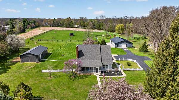 14.6 Acres of Land with Home for Sale in Marshall, Michigan