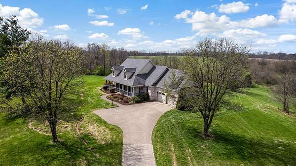 59 Acres of Land with Home for Sale in Campbellsburg, Kentucky
