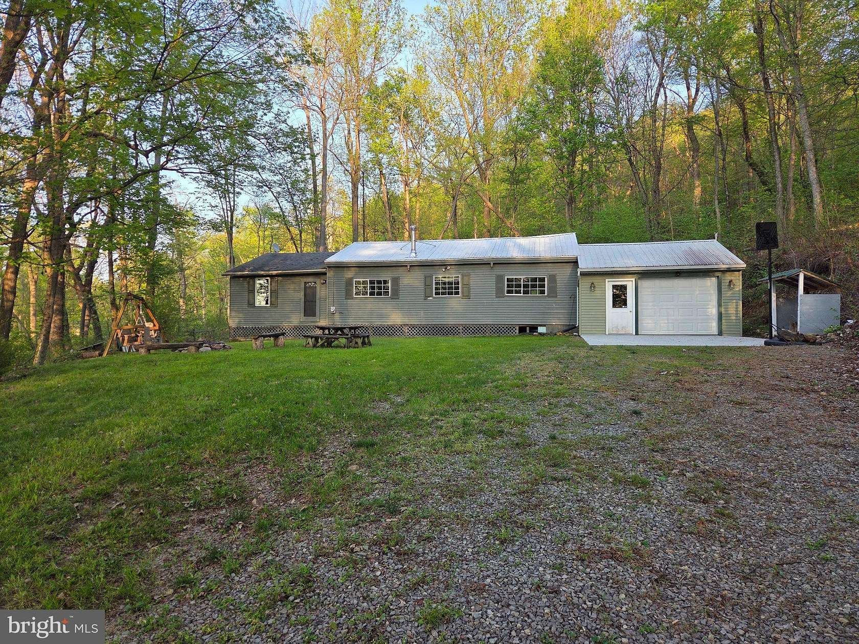 10.1 Acres of Recreational Land with Home for Sale in Thompsontown, Pennsylvania