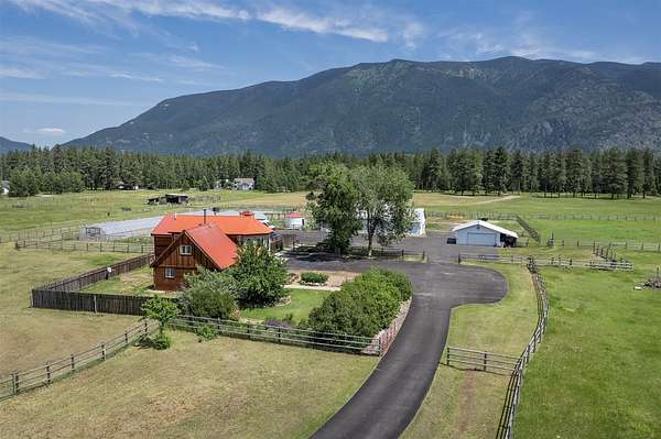 9.19 Acres of Land with Home for Sale in Columbia Falls, Montana