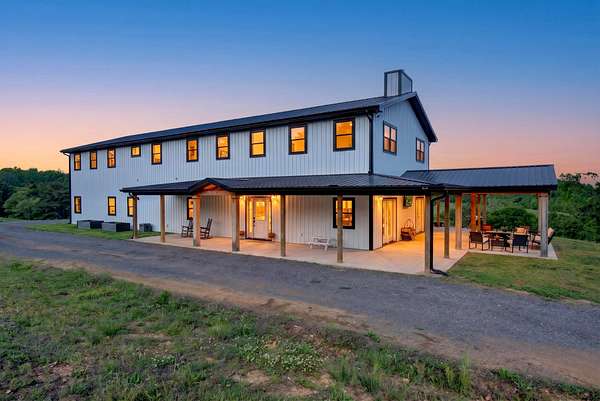 5.88 Acres of Land with Home for Sale in Palmyra, Tennessee