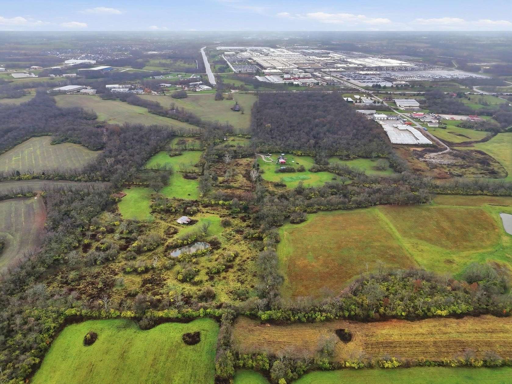 40.4 Acres of Commercial Land for Auction in Georgetown, Kentucky