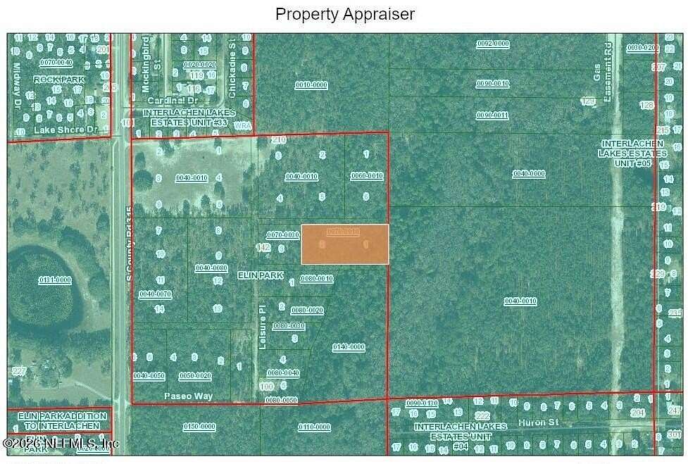 2 Acres of Residential Land for Sale in Interlachen, Florida