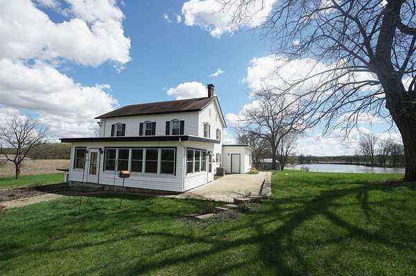 11.4 Acres of Land with Home for Sale in Freeport, Illinois