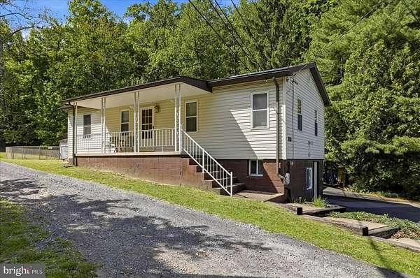 94.6 Acres of Recreational Land with Home for Sale in Cumberland, Maryland