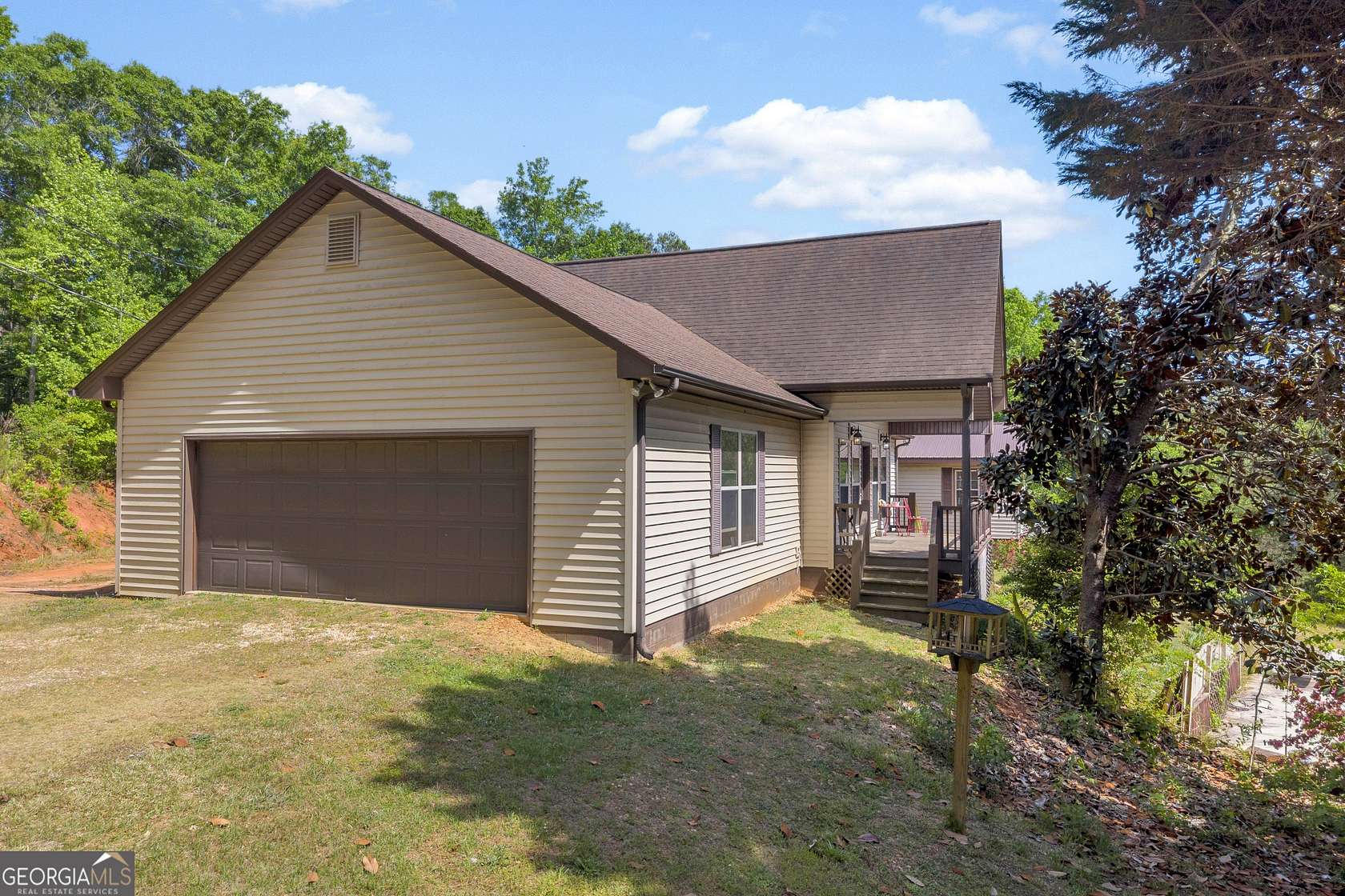 17.4 Acres of Land with Home for Sale in Carnesville, Georgia