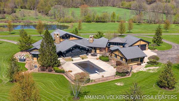 69.5 Acres of Recreational Land with Home for Sale in Byron Center, Michigan