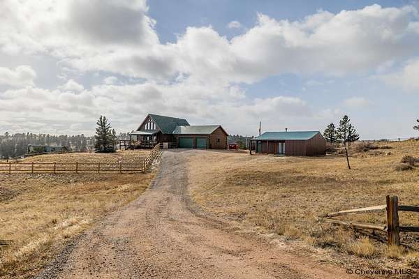 5.77 Acres of Land with Home for Sale in Cheyenne, Wyoming