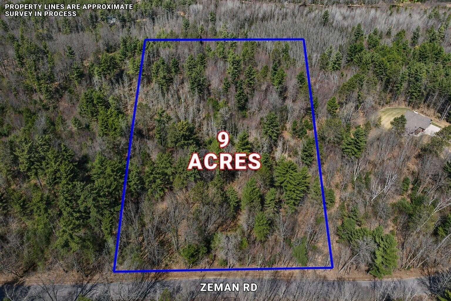 9 Acres of Residential Land for Sale in Eagle River, Wisconsin