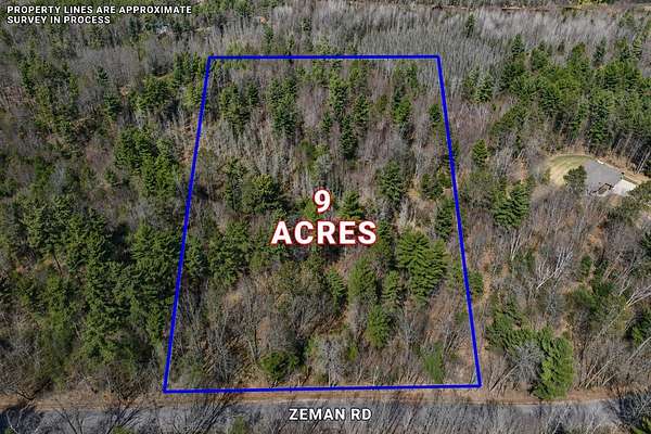9 Acres of Residential Land for Sale in Eagle River, Wisconsin