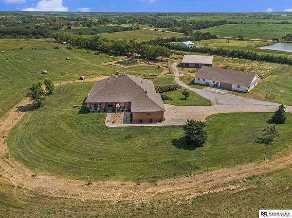 28 Acres of Agricultural Land with Home for Sale in Firth, Nebraska
