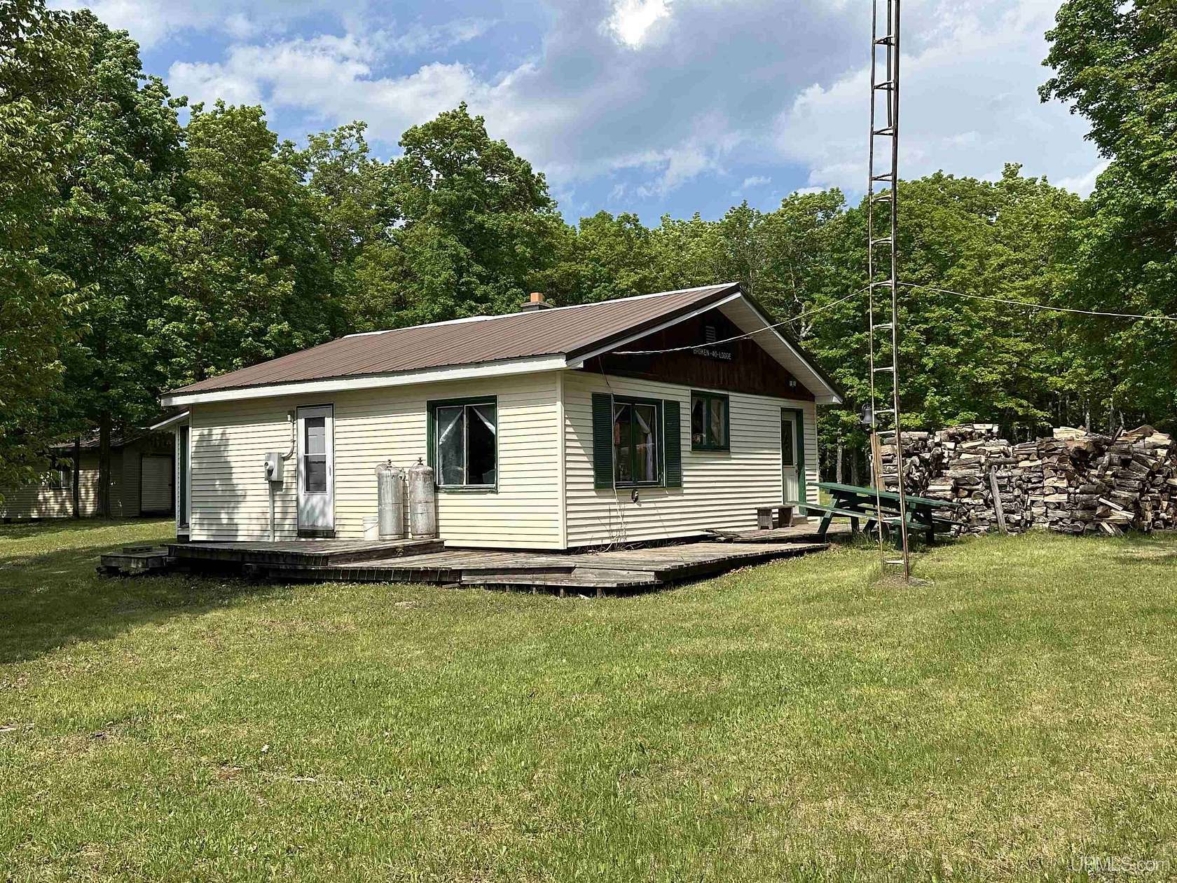 13.8 Acres of Improved Recreational Land for Sale in Ironwood, Michigan