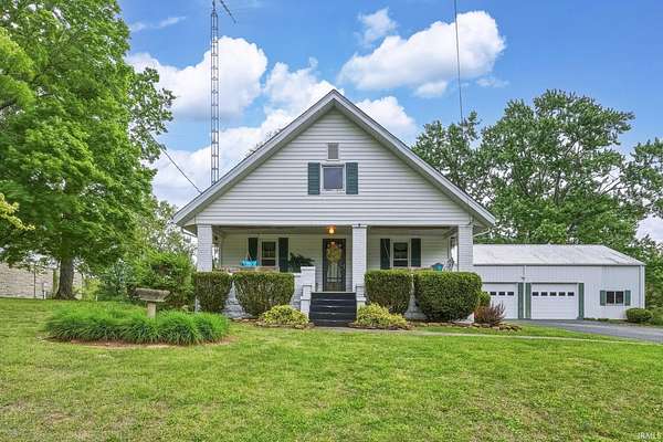 3.9 Acres of Land with Home for Sale in Bedford, Indiana